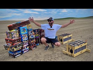 TESTING A $1,500 FIREWORK PACKAGE FROM THE INTERNET - CrewFireworks Official Cody B Show