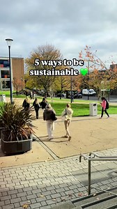 If you're looking for ways to be more green, here are some things you can try out 💚 Find out more about our sustainability initiatives https://bit.ly/3OSQ8oU | University of Sunderland