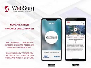 What do you think of our new WebSurg app’ ?! Download it on your iPhone (apple.co/2BlGffT) or Android device (bit.ly/2SxsXGI). Enjoy :) | WebSurg