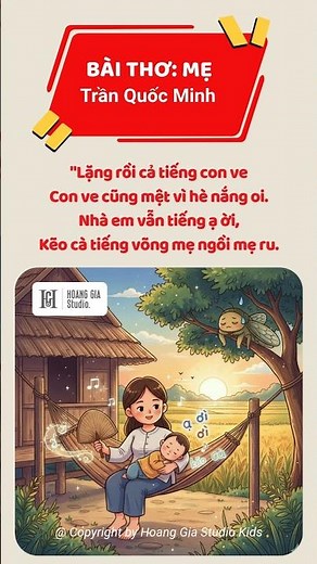 Mom reads to baby: Poem Mother - Tran Quoc Minh | Good poems about mothers - Warm lullabies for c...