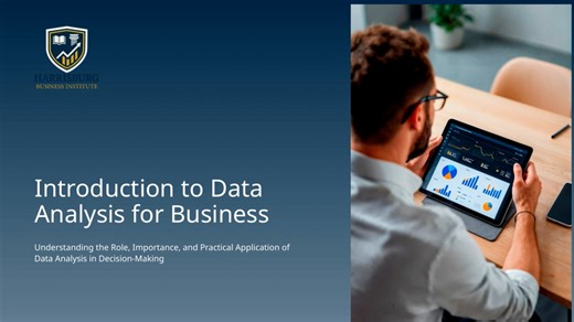 lecture1 - module 1- data analysis foundation