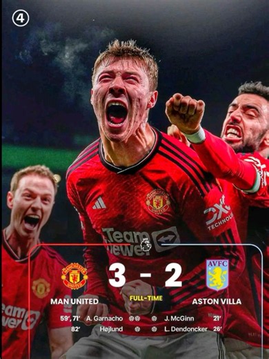 Manchester United vs Aston Villa highlights — Garnacho moments