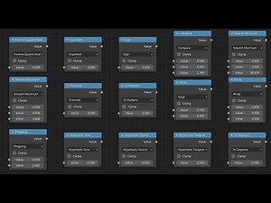 MNE #12 New additions to the math node (Blender 2.82)