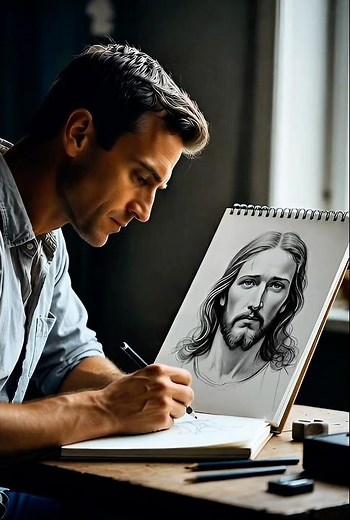 Drawing Jesus' Face: Pencil Sketching for Beginners