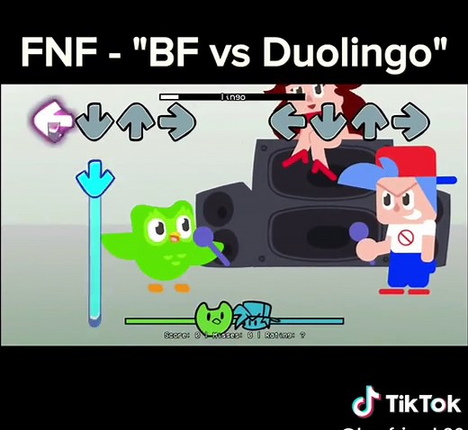 Friday Night Funkin Duolingo Mod Battle