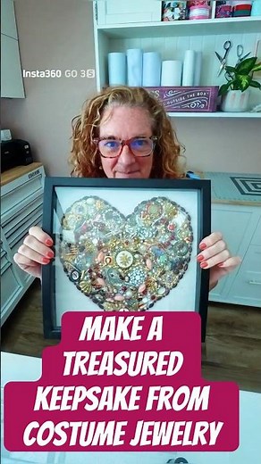 Turning Old Jewelry into a Shadow Box