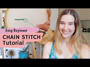 Chain Stitch Tutorial: Embroidery