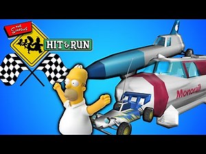 Simpsons Hit and Run Street Races But With The Secret Cars