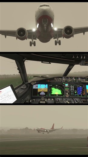 장마 폭우 속 제주공항 착륙 #제주항공 #기상악화 #착륙 #landing #장마
