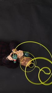 I love string shooters because they behave so counterintuitively. I was able to get hold of this prototype and make a few modifications to try and explain why the string does what it does! #science #interestingfacts #sciencefacts | Steve Mould