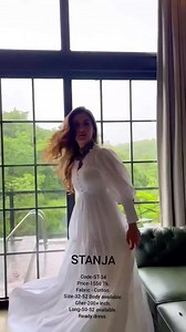 558 reactions · 46 shares | Stanja HIT. Collection. Code-ST-34 PRICE-1550 TK. FABRIC- SOFT COTTON. COLOR- WHITE. TYPE-1PIECE. READY DRESS. | Stanja | Facebook