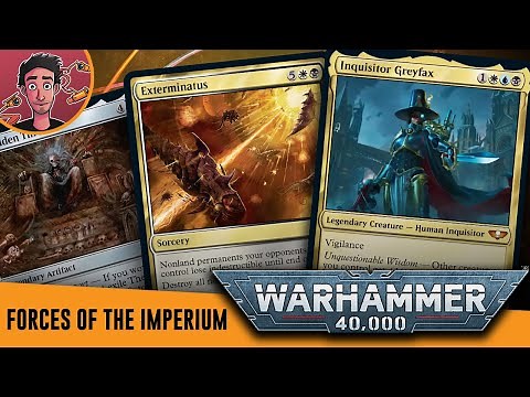 "Forces of the Imperium" Warhammer 40K Commander Precon Breakdown! | MTG Spoilers
