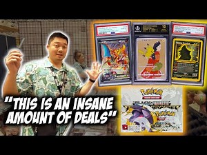Over $50,000 worth of RARE Cards & Boxes in ONE DAY! | Las Vegas FRCS Day 1 Vendor POV