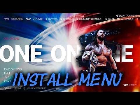 Install Smackdown vs RAW main menu on WWE2K19 - Modding Made Easy by A Flying Pig