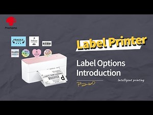 Phomemo Shipping Label Printer Tutorial 🍄 Label Printer Colorful Sticker Options Overview Intro!