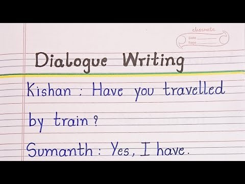 Dialogue Writing