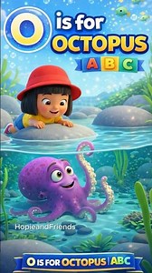 O Is for Octopus 🐙 | Learn Letter O | ABC Alphabet for Kids