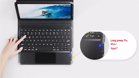 CHESONA for iPad Air 11 Inch (M4 2026/M3 2025/M2 2024)& iPad Pro 11 Inch(1-4 Gen) Case with Keyboard, Multi-Touch Trackpad, 7 Color Backlit, Detachable Keyboard for 10.9" iPad Air 5th/4th Gen, White