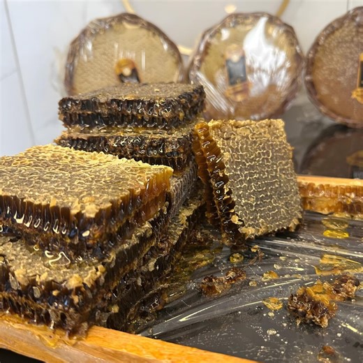 Organic Turkish Wildflower Honeycomb – Raw Highland Honey With Pollen (full Frame) - Etsy