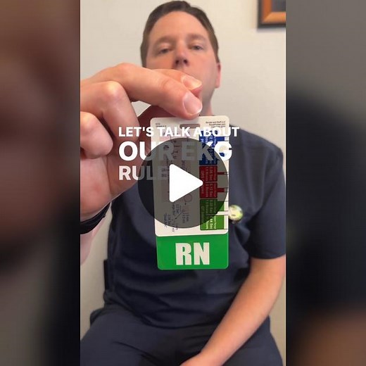 EKG RULER CARD!! ⠀⠀⠀⠀⠀⠀⠀⠀⠀ This badge card is an EKG Ruler, Caliper, and Diagram all in one! ⠀⠀⠀⠀⠀⠀⠀⠀⠀ The diagram is of a basic EKG with all the common terminology and overview of the different points on an EKG. ⠀⠀⠀⠀⠀⠀⠀⠀⠀ Additionally, on one side it has an EKG ruler that helps you measure the heart rate. ⠀⠀⠀⠀⠀⠀⠀⠀⠀ The other side has a ruler that helps to determine normalcy of common distances including PR Interval, QRS Complex, and QT Interval! ⠀⠀⠀⠀⠀⠀⠀⠀⠀ Like all of our cards, this card is ava