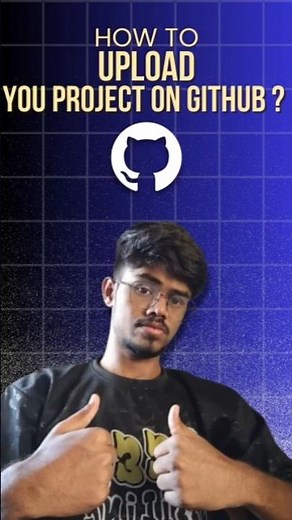 How to upload your project on GitHub ? #github #project