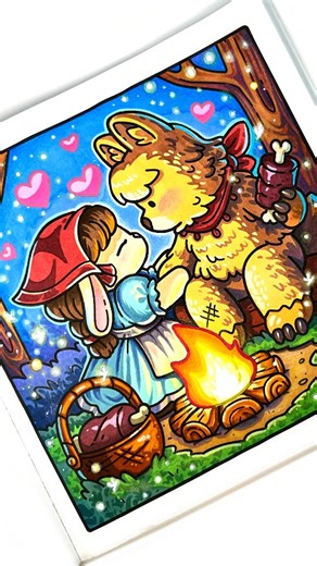 💕 🐺 Gentle Werewolf Evening | Cozy Romantasy Coloring Book by Jade Summer #coloring #coloringbook #coloringpages #colorwithme #relaxingcoloring #satisfyingcoloring #jadesummer #jadesummercoloringbook | Jade Summer Coloring Books