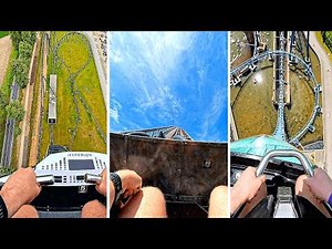 Energylandia 2025, Poland - All Major Rides (Roller Coasters)