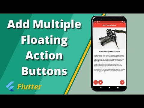 Flutter - Add Multiple Floating Action Buttons
