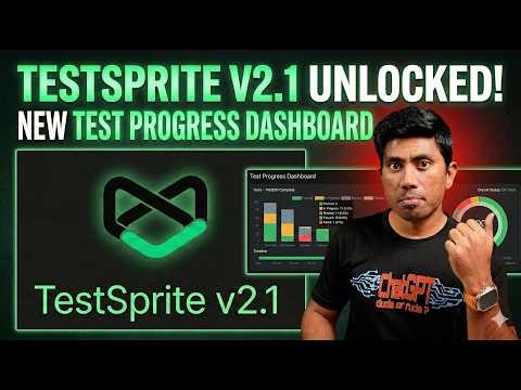 TestSprite v2.1 AI Agent - Intelligent Dashboard, Test editing and more !