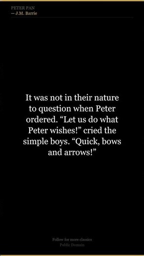 Peter Pan Short 02 | Full Audiobook | Public Domain #Shorts