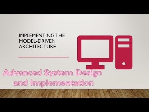 Implementing the Model Driven Architecture
