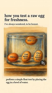 If it floats… it’s time to say goodbye - 🥚💦 #KitchenHacks | Little DIY