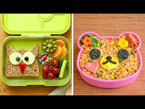 🍱 LUNCH BOX IDEAS FOR SCHOOL 💖 Food Recipes & Cooking Hacks