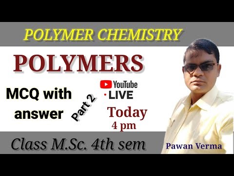 MCQ Polymer Chemistry with answer||Polymers mcq pdf||#chemistry 