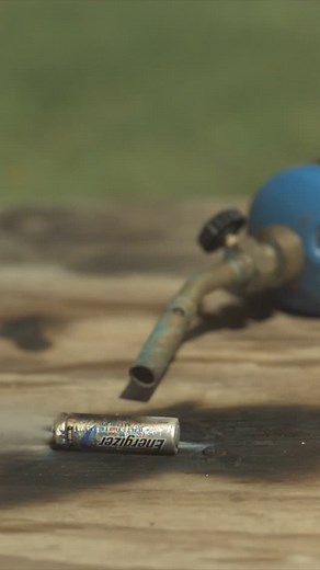 The Slow Mo Guys on Instagram: "Exploding batteries in slow motion. Gav and Dan once again prove warning labels right. Don't try this at home. The bits of battery might dent your face and the gas that comes out might dent your lungs. #SlowMo #SlowMotion #ScienceTechnology #Technology"