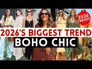🔴BOHO CHIC! 2026’S BIGGEST FASHION TREND YOU CAN’T MISS ! | Mia Moda
