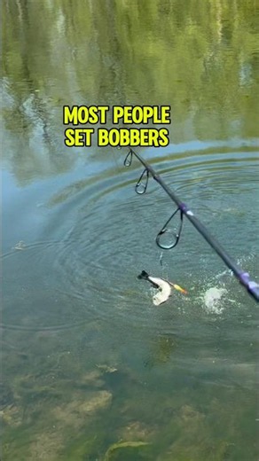 Perfect Bobber Depth Strategy To Reach Fish! 🎣 #shorts #fishing