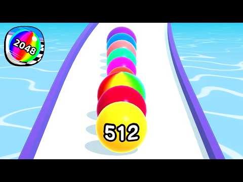 Ball Run 2048 - All Levels Gameplay Android, iOS ( Levels 4850 )