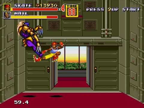 Streets of Rage 2 Minus Skate Stage 8