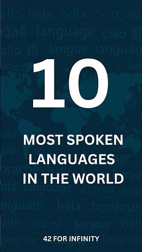 Top 10 Most Spoken Languages in the World 🌎
