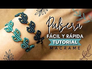 🍃 Macrame Leaf Bracelet with Waxed Thread | 46 DIY Leaf Bracelet macrame