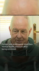 Former sub-postmaster describes mental health pressure after being convicted. 🔗 tap link in bio to keep reading #postoffice #scandal #westminster | Sky News