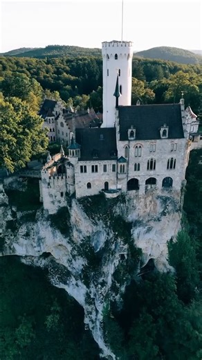 Castle Pics on Instagram: "Lichtenstein Castle (Schloss Lichtenstein) is a striking 19th-century fairytale castle perched dramatically on a cliff edge in the Swabian Alps of Baden-Württemberg, Germany. Often called the “Fairytale Castle of Württemberg,” it was built between 1840 and 1842 by Count Wilhelm of Württemberg, inspired by the historical novel Lichtenstein by Wilhelm Hauff. Unlike medieval fortresses designed for defense, Lichtenstein Castle was created as a romantic homage to chivalry 