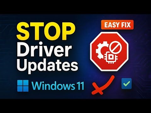 How to Stop a Specific Driver from Updating in Windows 11