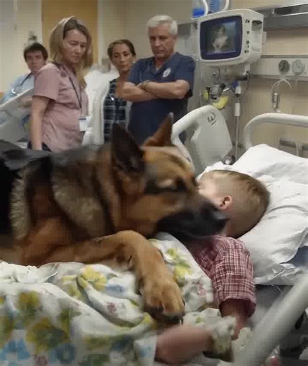 A műtét előtt a kisfiú még egyszer magához húzta a kutyáját, de hirtelen az állat leugrott az ágyról, és az egyik orvosra támadt: mindenki ledermedt, amikor kiderült, mi áll Bella furcsa reakciója mögött 😲😲 A kórteremben feszült csönd honolt. Az ötéves Kovács Marci mozdulatlanul feküdt a hófehér lepedő alatt, tekintete fáradt volt és szomorú. A szüleinek, Tamásnak és Katalinnak, az orvosok azt mondták: ez a beavatkozás az utolsó lehetőség. A nővérek készülődtek az altatáshoz, amikor a kisfiú h