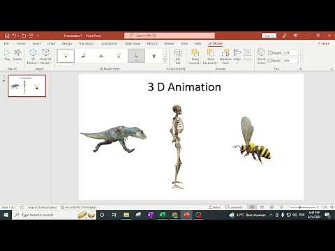 How to add 3D model in PowerPoint slide