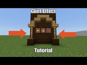 How To Change Glint Effect In Minecraft