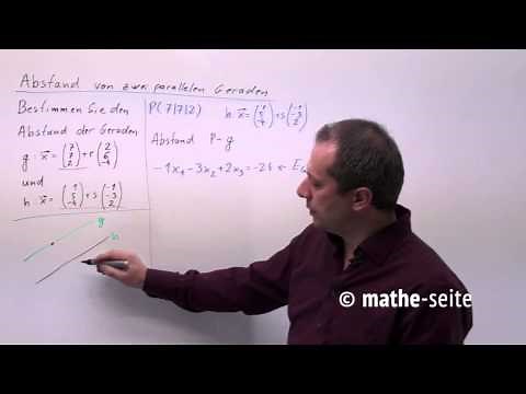Abstand paralleler Geraden, Abstand paralleler Ebenen; Beispiel 1 | V.03.08