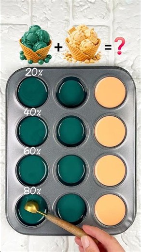 Deep Teal & Apricot Color Palette/ #colormixing #asmr #colors #coloring #colormix #art #artshorts