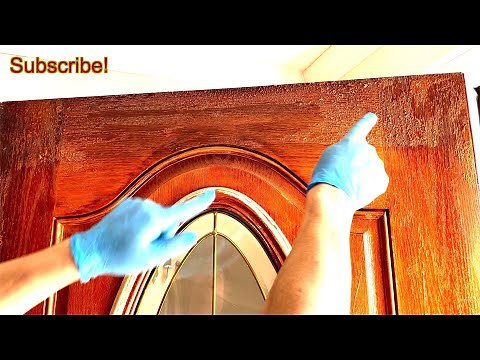 Strip Fiberglass Door using Citristrip Stripping Gel (Part 3)